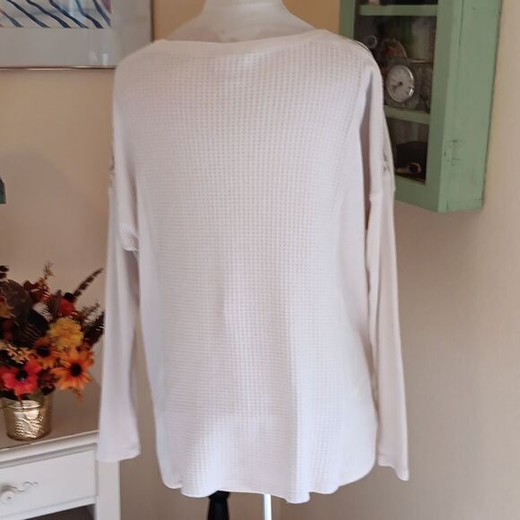 ARIAT Waffle Weave Top - Picture 4 of 7